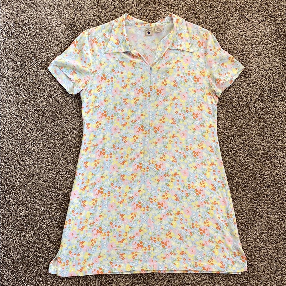 Floral Short Sleeve Dress